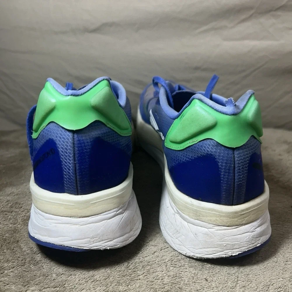 Adidas Adizero Boston 10 Blue Green Running Shoes Sneakers Mens